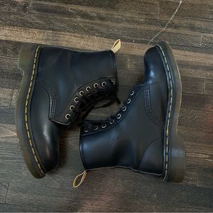 Vegan Leather Doc Marten’s ankle boots